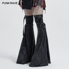 WS-396JTF Punk horn leg sleeve?-??Punk Rave Clothing