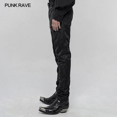 WK-437XCM Gothic daily simple pants?-??Punk Rave Clothing