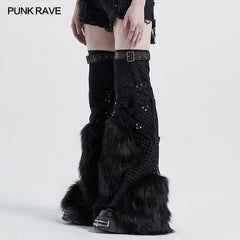 WS-398JTF Punk handsome leg warmer?-??Punk Rave Clothing