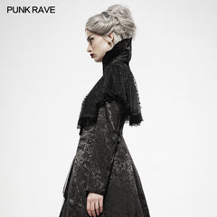 WY-1164 Noble Queen Pearl Mesh Little Cloak?-??Punk Rave Clothing