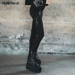 OPK-318DDF Bat series leggings?-??Punk Rave Clothing
