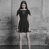 OPQ-372 Palace Vintage Embroidered Gothic Dress For Women?-??Punk Rave Clothing
