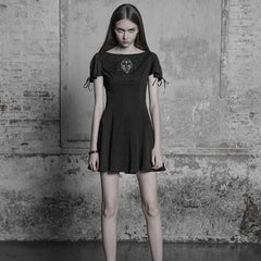 OPQ-372 Palace Vintage Embroidered Gothic Dress For Women?-??Punk Rave Clothing