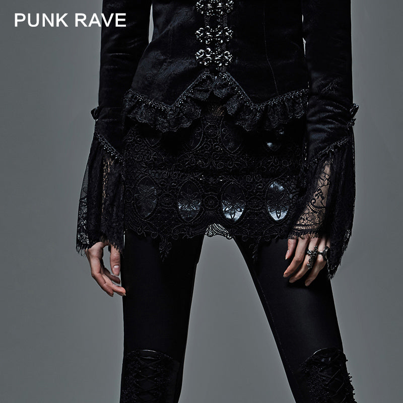 Q-258 Palace Fashion Designer Sexy Tight Mature Ladies Gothic Skirt?-??Punk Rave Clothing
