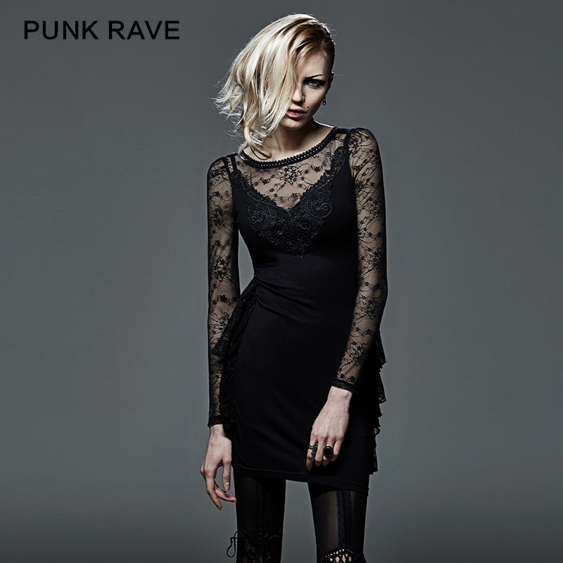 Q-261 High Quality Sexy Expensive Young Ladies Evening Gothic Dresses?-??Punk Rave Clothing