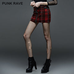 Q-264 Two Wear Latest Fashion Ladies Extreme Short Punk Skirt?-??Punk Rave Clothing