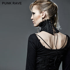 S-149 Palace Asymmetric Gothic Accessories Fake Shirt Collar?-??Punk Rave Clothing