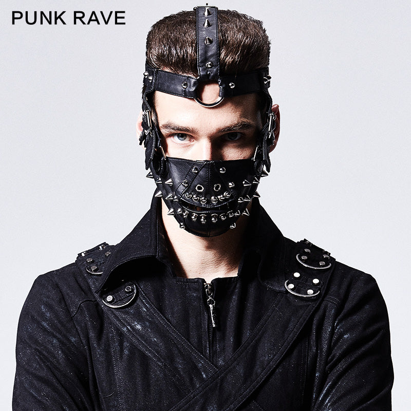 S-158 New Design Men Rivet Mask Accessories?-??Punk Rave Clothing