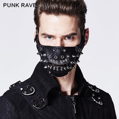 S-160 Newest Design Man Rivet Mask Accessories?-??Punk Rave Clothing