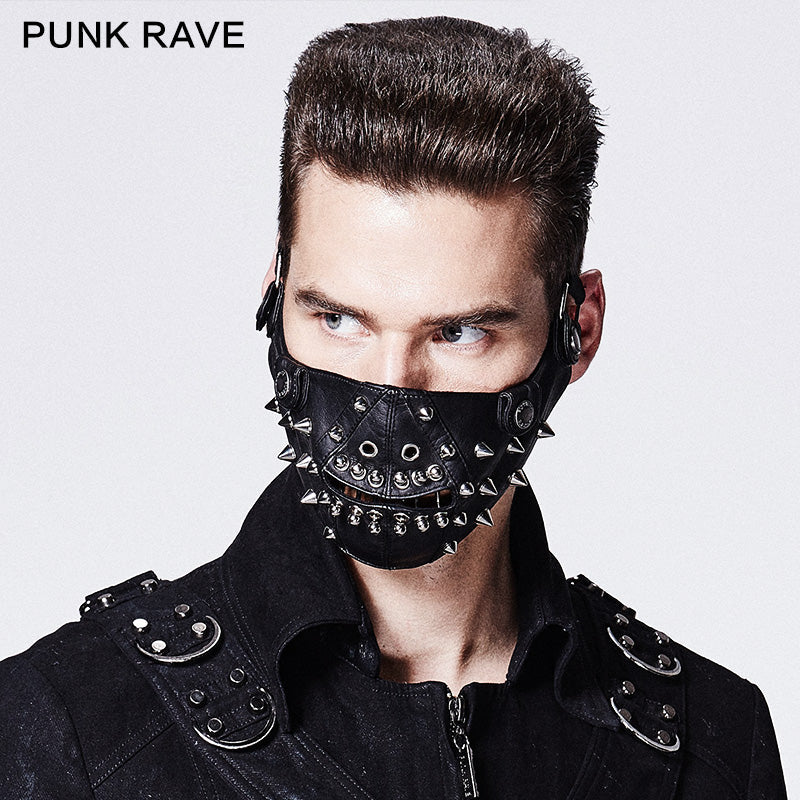 S-160 Newest Design Man Rivet Mask Accessories?-??Punk Rave Clothing