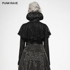 WY-1164 Noble Queen Pearl Mesh Little Cloak?-??Punk Rave Clothing
