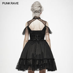 WLQ-094 black Fairy Tale Doll Dress?-??Punk Rave Clothing