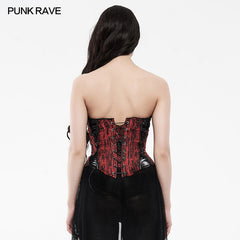 WY-1241SYF Goth Mottled Beaded Waist Seal Coset?-??Punk Rave Clothing