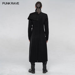 WY-1261XCM Military uniform Woolen Long Coat?-??Punk Rave Clothing