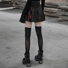 OPQ-450 Multi-piece stitching half skirt?-??Punk Rave Clothing