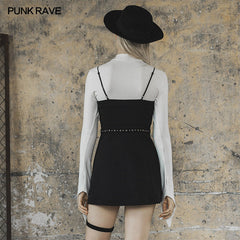 OPQ-656LQF Sexy punk street slip dress?-??Punk Rave Clothing
