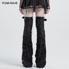 WS-395JTF Punk decadent shabby Leg sleeve?-??Punk Rave Clothing