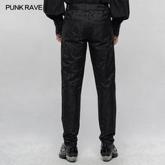 WK-437XCM Gothic daily simple pants?-??Punk Rave Clothing