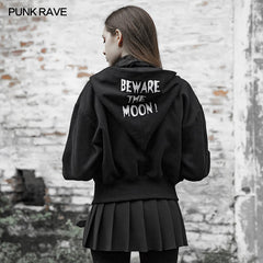 OPY-383XDF Hoodie embroidered cardigan jacket?-??Punk Rave Clothing