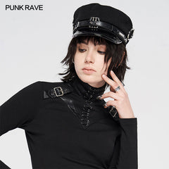 WS-357MZF Punk handsome woolen beret?-??Punk Rave Clothing