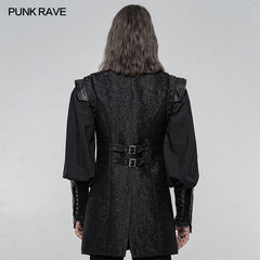 WY-1255MJM Punk Hanfu Medium-length waistcoat?-??Punk Rave Clothing