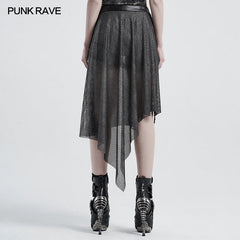 WS-264DQF Punk daily mesh belt?-??Punk Rave Clothing