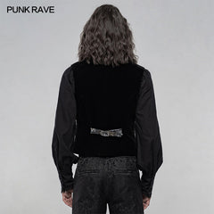 WY-1265 Vintage gothic waistcoat?-??Punk Rave Clothing