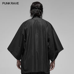 WY-1153 Punk metal warrior japanese coat?-??Punk Rave Clothing