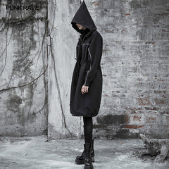 OPY-351XCF Wizard Hat Drawstring Loose Long Windbreaker?-??Punk Rave Clothing