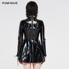 WQ-481LQF Punk Glitzy Sexy Short Dress?-??Punk Rave Clothing