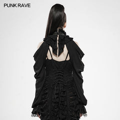 WY-1128 The Queens Gift Gorgeous Off Shoulder Shawl?-??Punk Rave Clothing