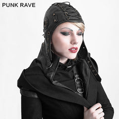 S-163 Aviator Bomber Hat Trooper Trapper Pilot Hat Accessories?-??Punk Rave Clothing