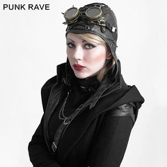 S-163 Aviator Bomber Hat Trooper Trapper Pilot Hat Accessories?-??Punk Rave Clothing