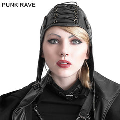 S-163 Aviator Bomber Hat Trooper Trapper Pilot Hat Accessories?-??Punk Rave Clothing