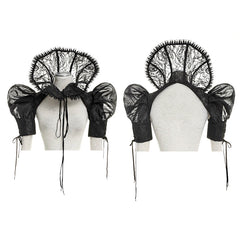 S-176 Palace black Women Flower Pattern Gothic Lace Collar Accessories?-??Punk Rave Clothing