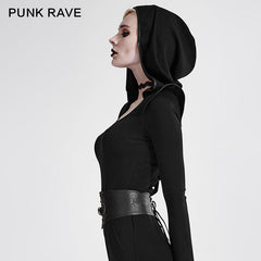 S-183 black Waistcoat Corset Gothic Accessories With Pattern?-??Punk Rave Clothing