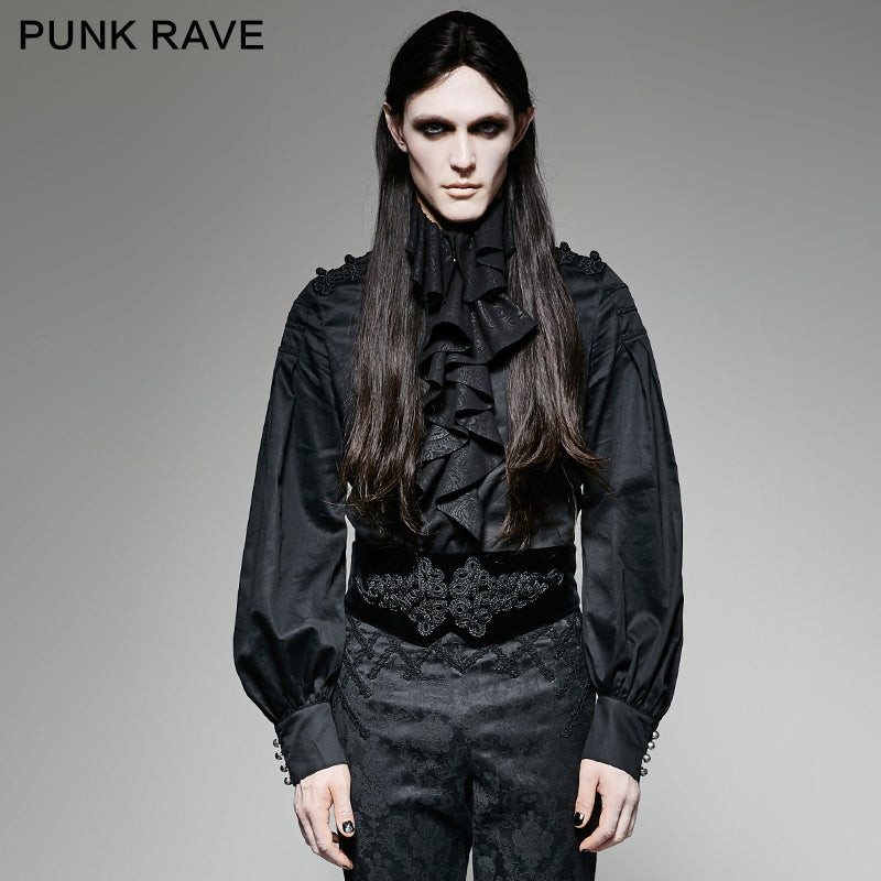 S-188 Big Plate Velvet Button Noble Temperament Gothic Corset?-??Punk Rave Clothing