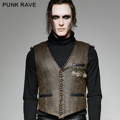 S-192 Antique Brass Metal Military Uniform Medal Accessories?-??Punk Rave Clothing