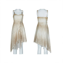 WQ-505LQF Steampunk old technique strap dresses?-??Punk Rave Clothing