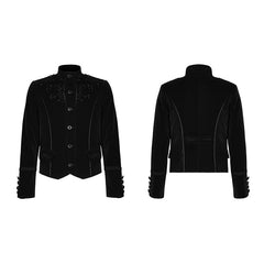 WY-1269LDM Exquisitely embroidered gothic jacket?-??Punk Rave Clothing
