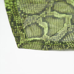 WS-417KZF Punk fluorescent serpentine printed triangular face kerchief?-??Punk Rave Clothing
