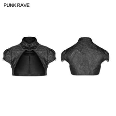 WY-1124XDF Chinese style bloody jacquard jacket?-??Punk Rave Clothing