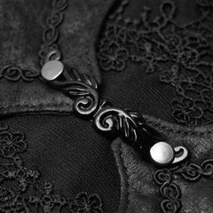 WS-324SSF Steampunk fingerless vintage gloves?-??Punk Rave Clothing