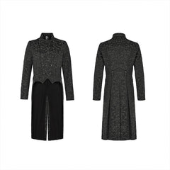 WY-1264LCM Vintage gothic jacquard jacket?-??Punk Rave Clothing