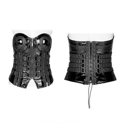 WY-1115SYF Love and Imprisonment Heavy Metal Heart-Shaped Corset?-??Punk Rave Clothing