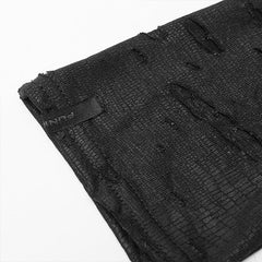 WS-415SSF Punk snake print ripped gloves?-??Punk Rave Clothing