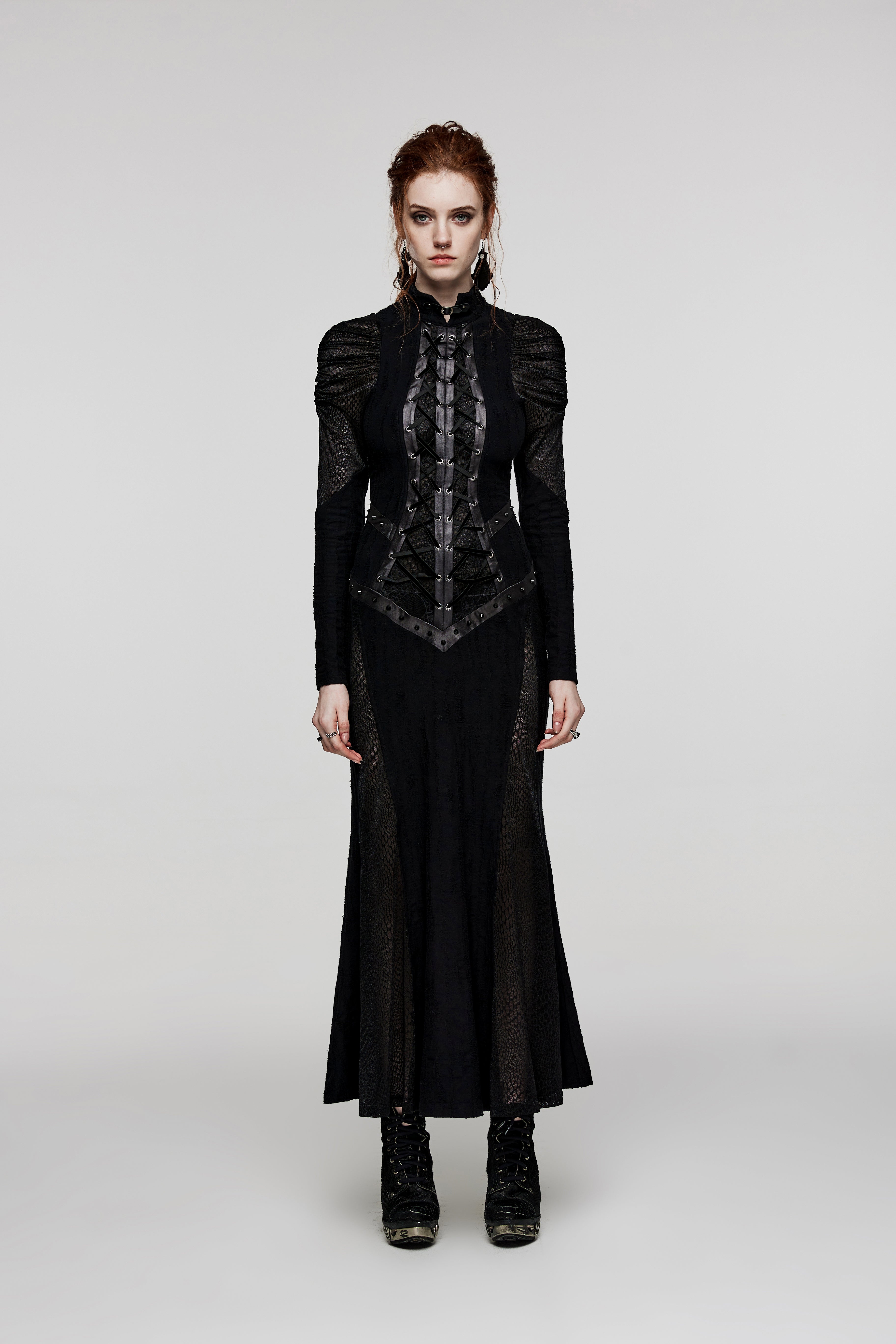 WQ-653LQF Gothic decadent sexy dress?-??Punk Rave Clothing