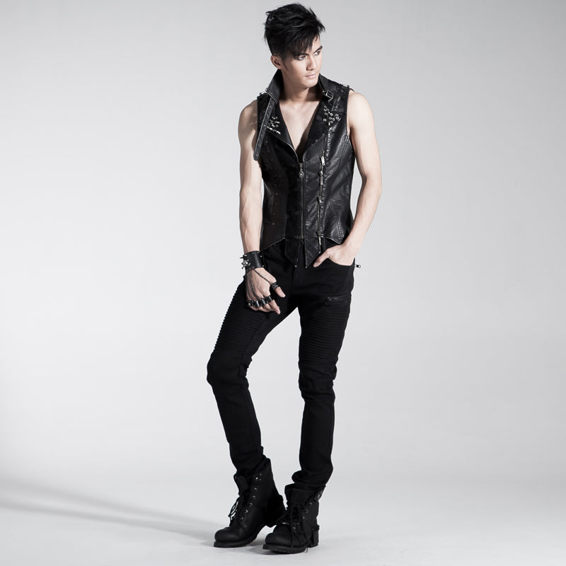 K-154 Popular Style For Men Casual Long Punk Pants?-??Punk Rave Clothing