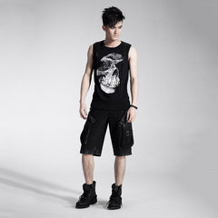 K-156 Cotton Jogger Pants For Men Casual Punk Pants?-??Punk Rave Clothing
