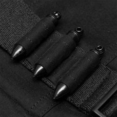 OPQ-674LQF Hardcore Girl series military asymmetrical placket slip dress?-??Punk Rave Clothing